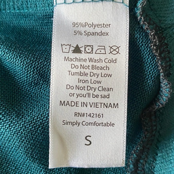 LuLaRoe Simply Comfortable Blue Long-sleeve Top Size S - Picture 4 of 5